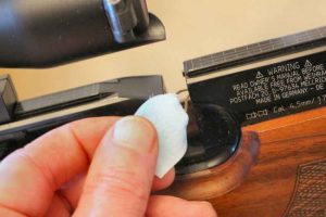 How to clean a PCP air rifle barrel with a pull through