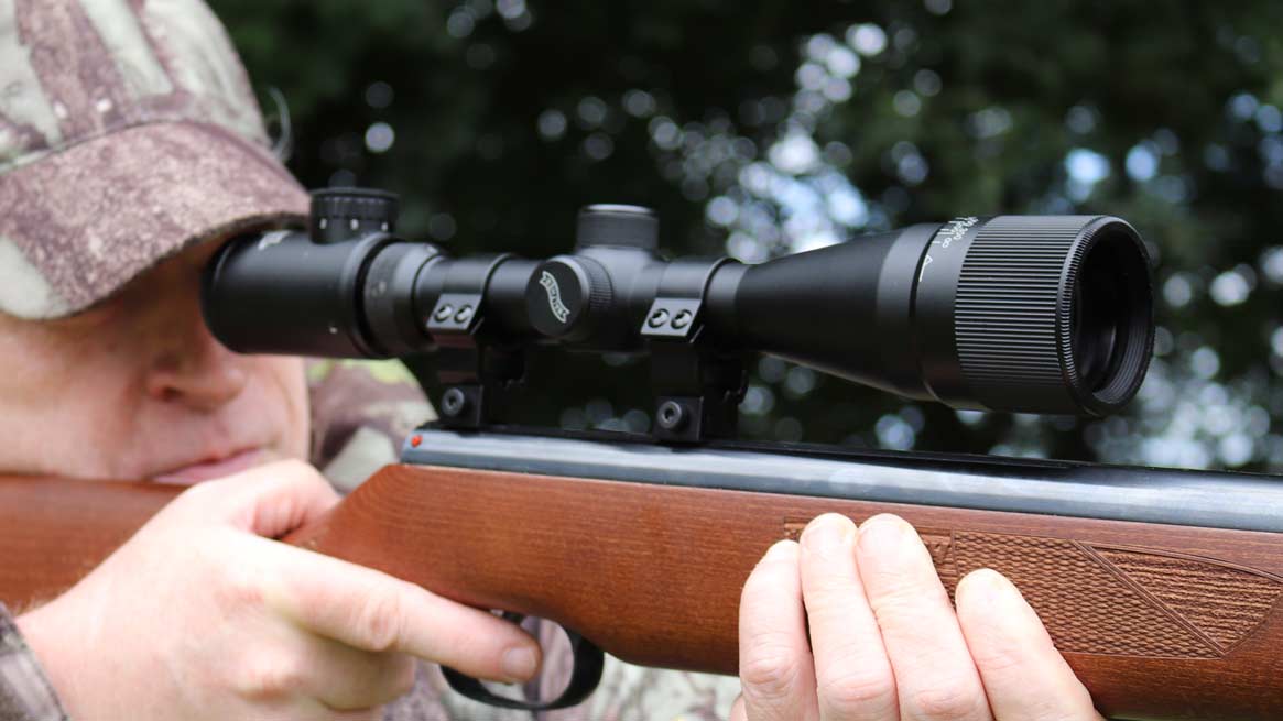 Walther Rifle Scope on an Airgun